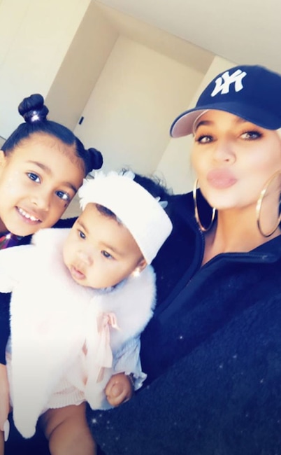 North West, True Thompson, Khloe Kardashian